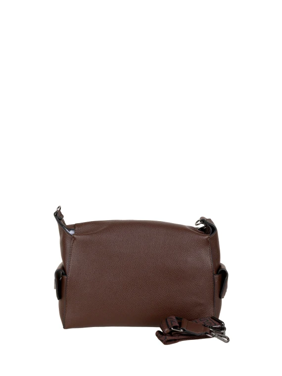 Borsa hobo piccola marrone scuro Ermanno Scervino