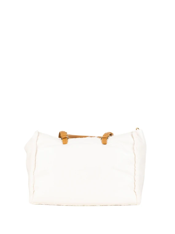 Small cream tote bag Ermanno Scervino