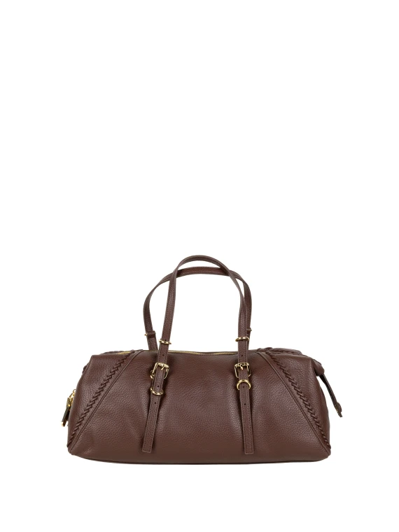 Borsa bowling marrone scuro Ermanno Scervino