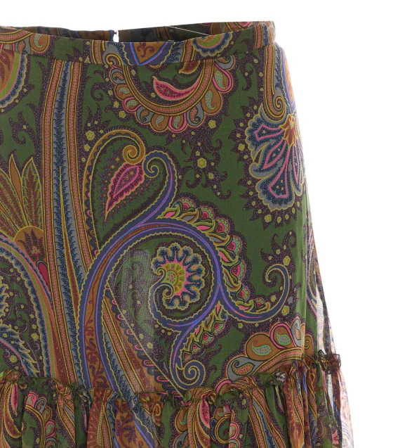 Multicolor Long Skirt