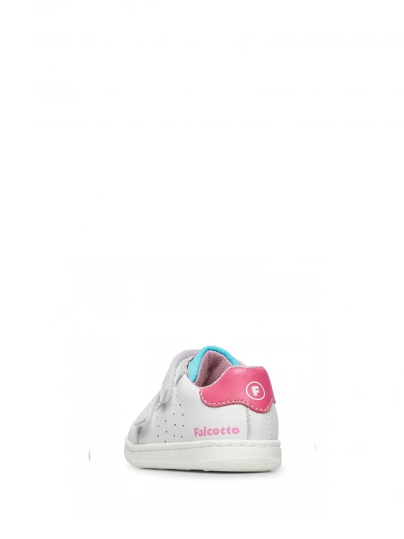 Sneaker in pelle con strap