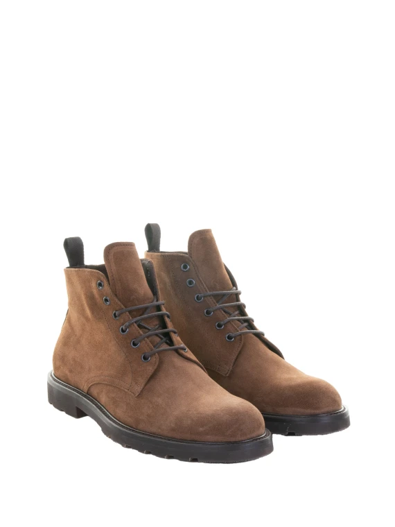 Brown suede desert boots FRANCO FEDELE