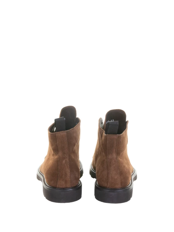 Brown suede desert boots FRANCO FEDELE