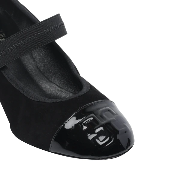 Scarpe con tacco nere Fabi