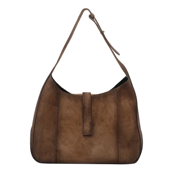 Borsa a tracolla marrone Fabi