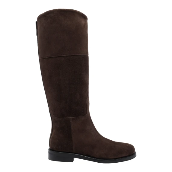 Brown Suede Boots Fabi
