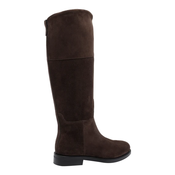 Brown Suede Boots Fabi