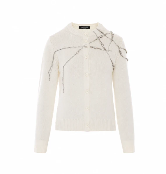 Cardigan bianco Fabiana Filippi