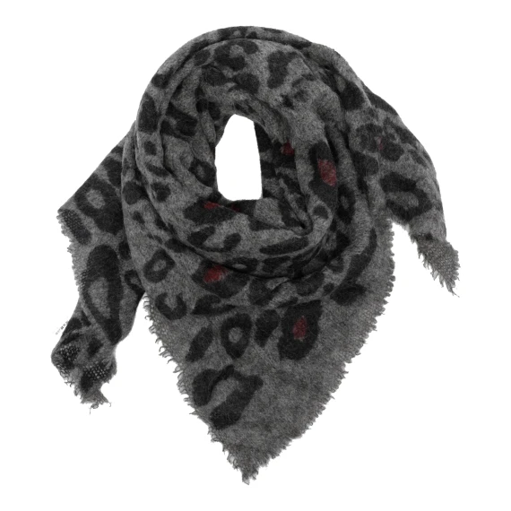 Grey alpaca scarf FALIERO SARTI