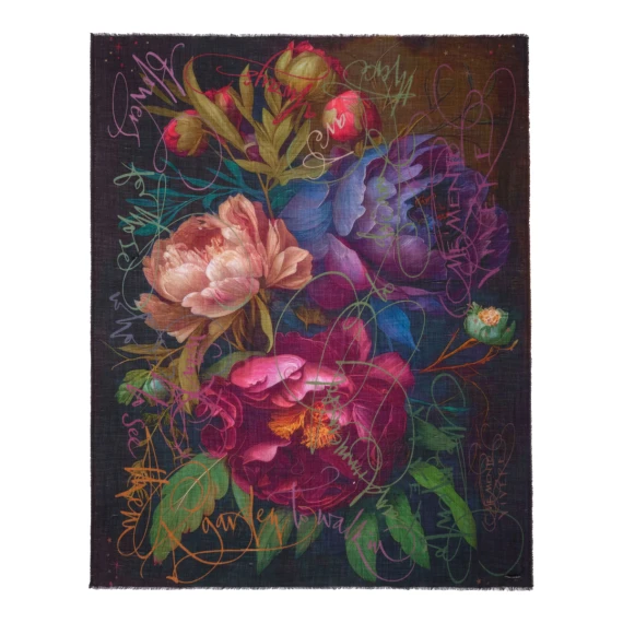 Foulard multicolore in cashmere FALIERO SARTI