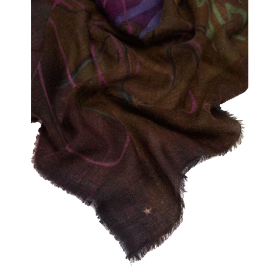 Foulard multicolore in cashmere FALIERO SARTI