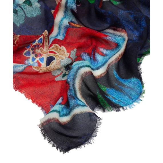 Sciarpa multicolore in cashmere FALIERO SARTI