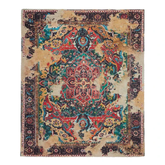 Sciarpa beige multicolore FALIERO SARTI