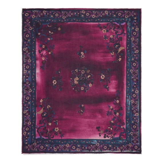 Sciarpa rettangolare in modal e cashmere multicolor FALIERO SARTI