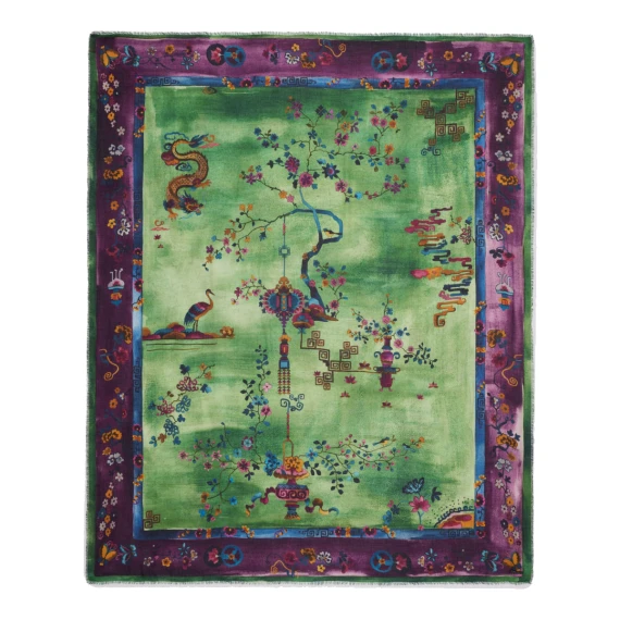 Sciarpa multicolor in modal e cashmere FALIERO SARTI