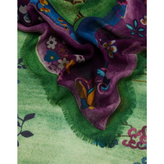 Sciarpa multicolor in modal e cashmere FALIERO SARTI