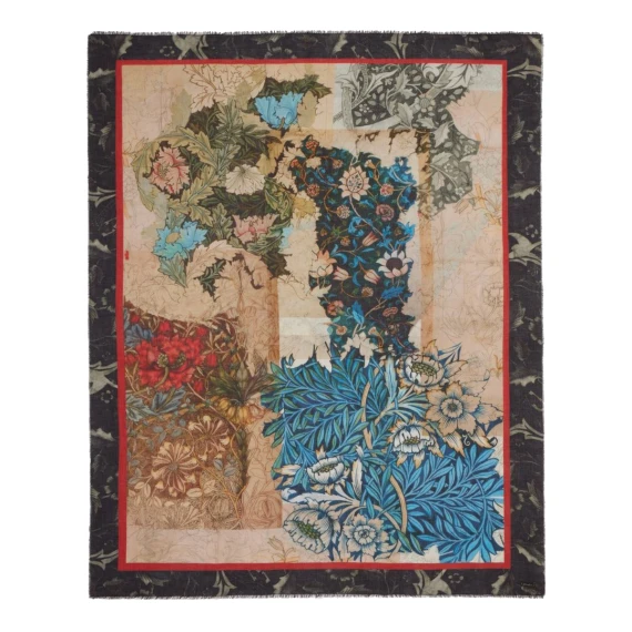 Sciarpa quadrata multicolor Amabile FALIERO SARTI