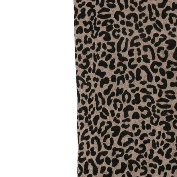 Ayame rectangular scarf in brown cashmere and wool FALIERO SARTI