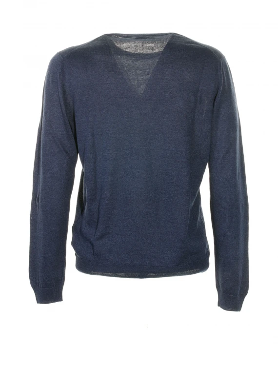 Blue crewneck sweater