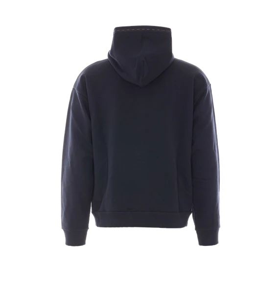 Patch Zip Hoodie Sweaters