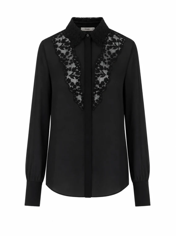 Camicia nera Fendi