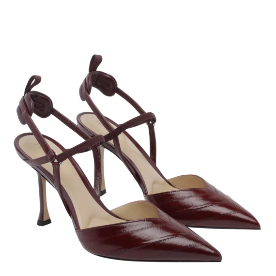 Scarpe con tacco rosse