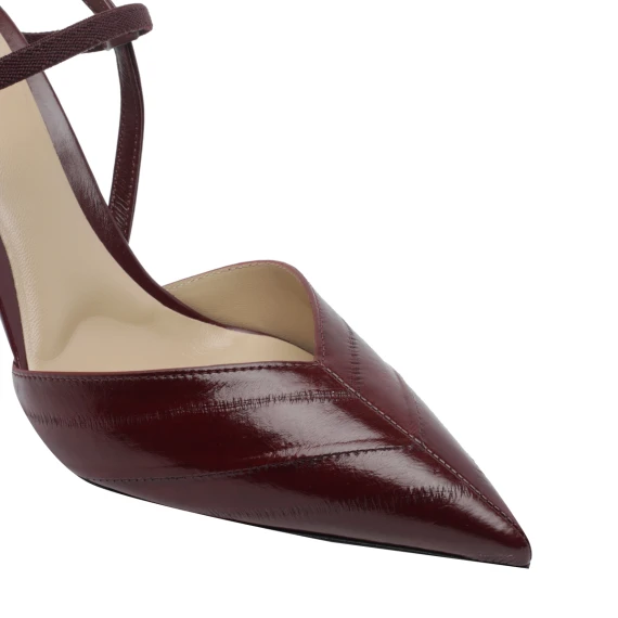 Scarpe con tacco rosse