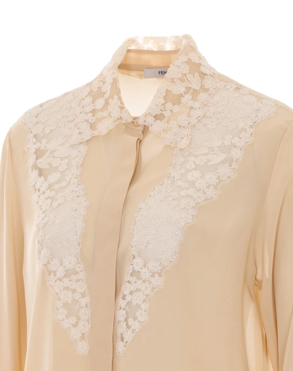 Camicia bianca Fendi