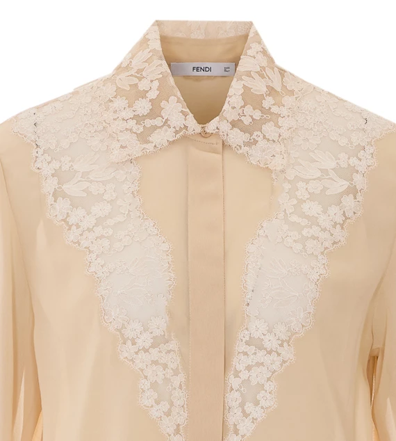 Camicia bianca Fendi