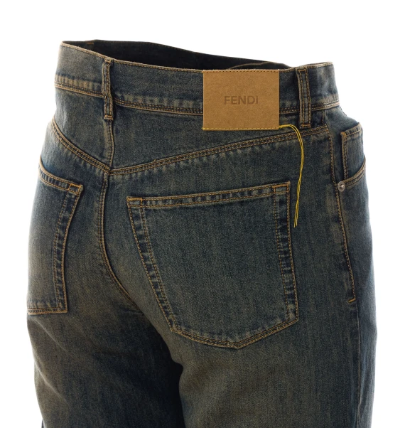 Jeans blu Fendi