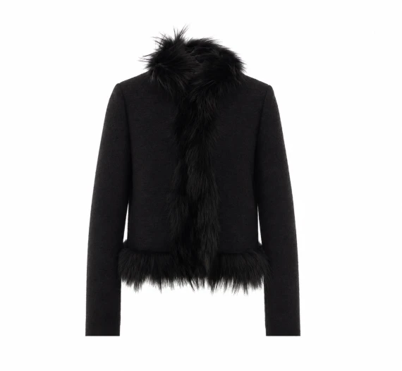 Giacca blouson nera