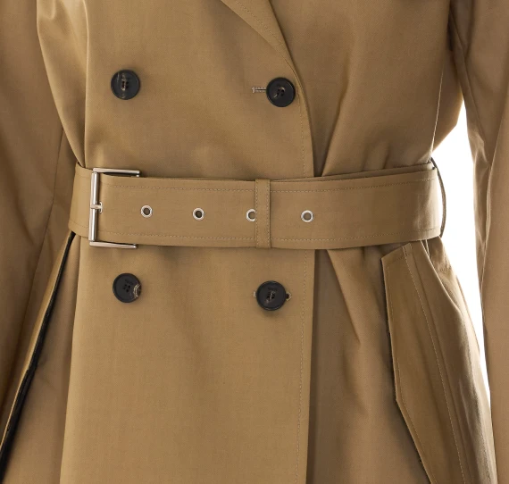 Trench beige doppiopetto Fendi