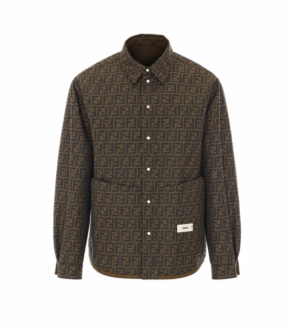 Green Mackintosh blouson Fendi