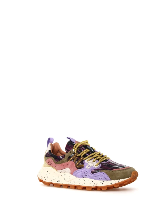 Sneakers Yamano 3 marrone viola donna