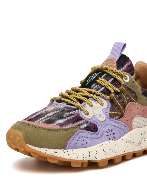 Sneakers Yamano 3 marrone viola donna