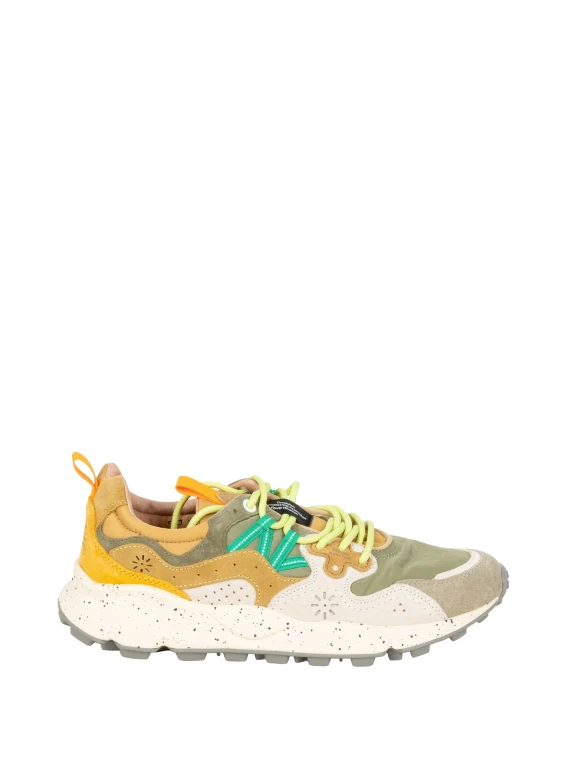 Sneaker Flower Mountains Yamano 3 Grigio Bianco e Taupe
