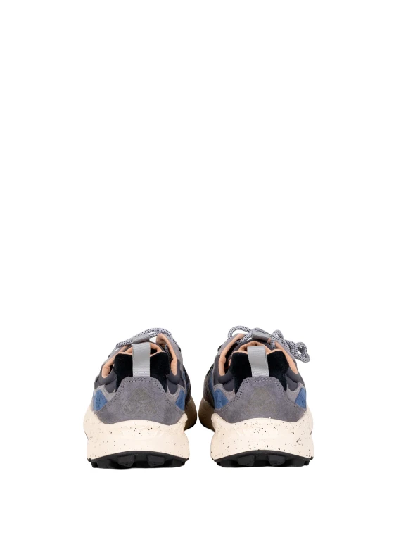 Sneakers grigio scuro e blu navy Flower Mountain