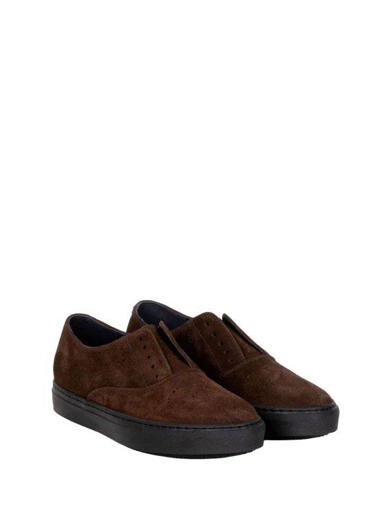 Sneakers Slip On Camoscio