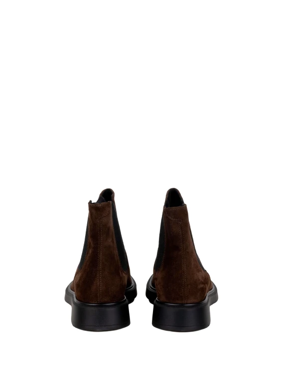 Brown suede ankle boots Fratelli Rossetti