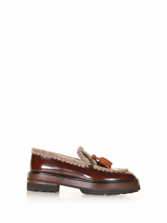 Brera loafer with contrasting profiles