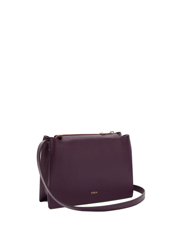 Nuvola S shoulder bag in leather