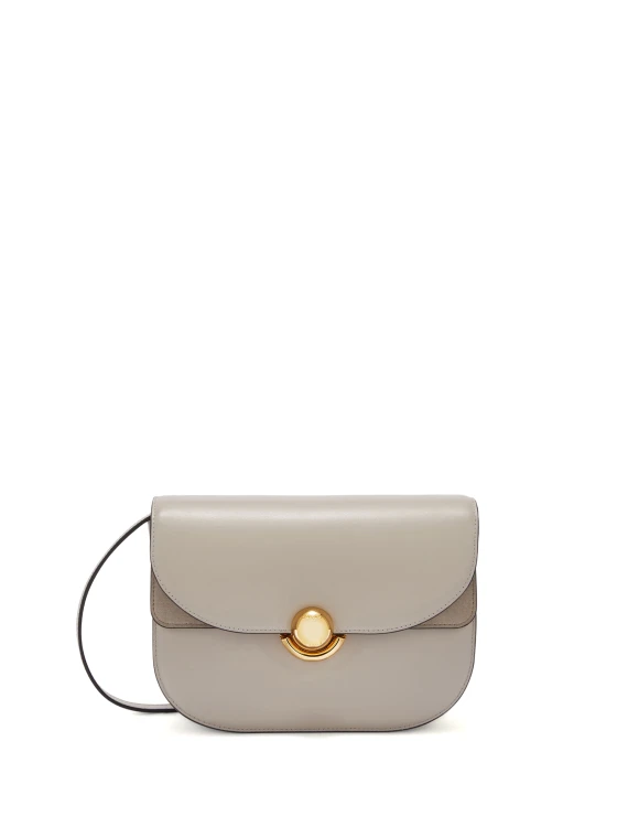 Sfera Vanilla Shoulder Bag in Smooth Leather