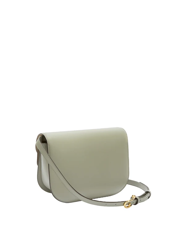 Borsa a tracolla S Sfera verde in pelle