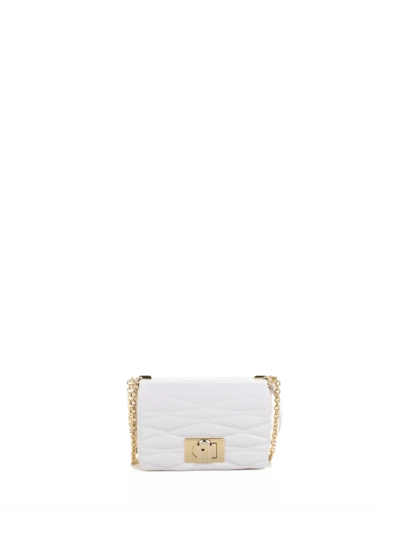 S 1927 Shoulder Bag in White Leather