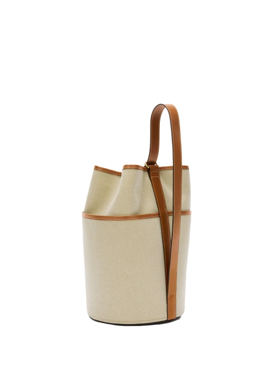 Borsa a secchiello Lido Toni Cognac