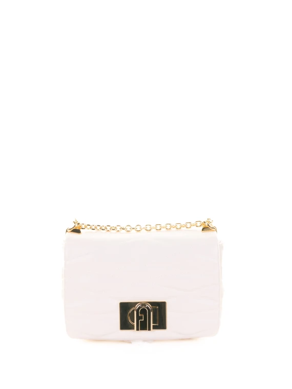 1927 Cream Leather Shoulder Bag