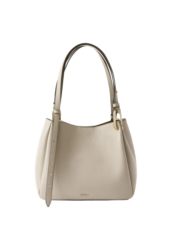 Borsa in Pelle Nuvola Tote Cachemire Grey