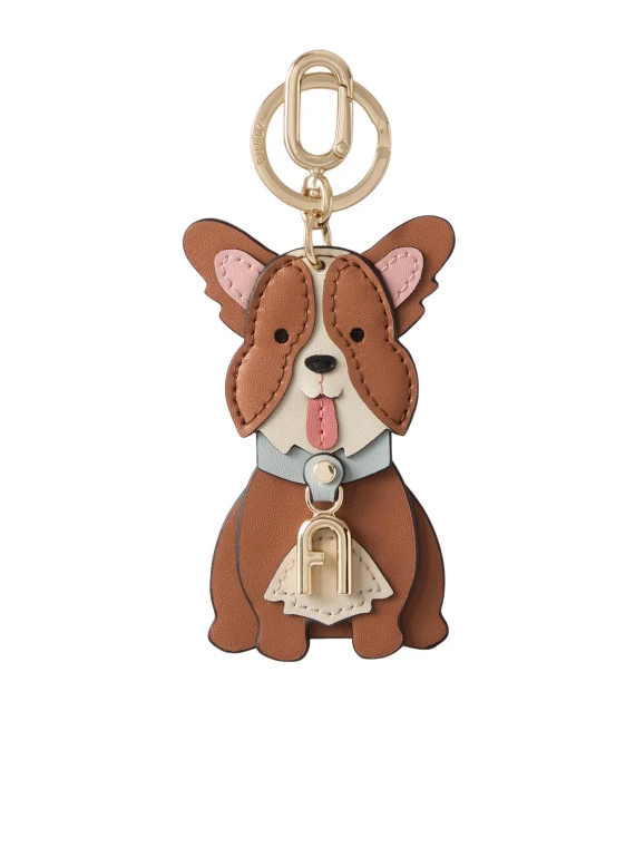 Corgi Portachiavi Vera Pelle