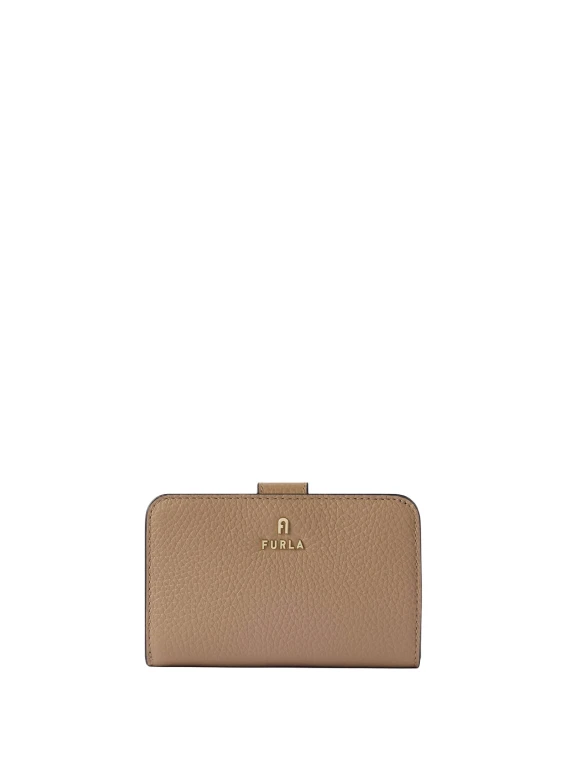 Camelia S Compact Wallet Toffee Furla