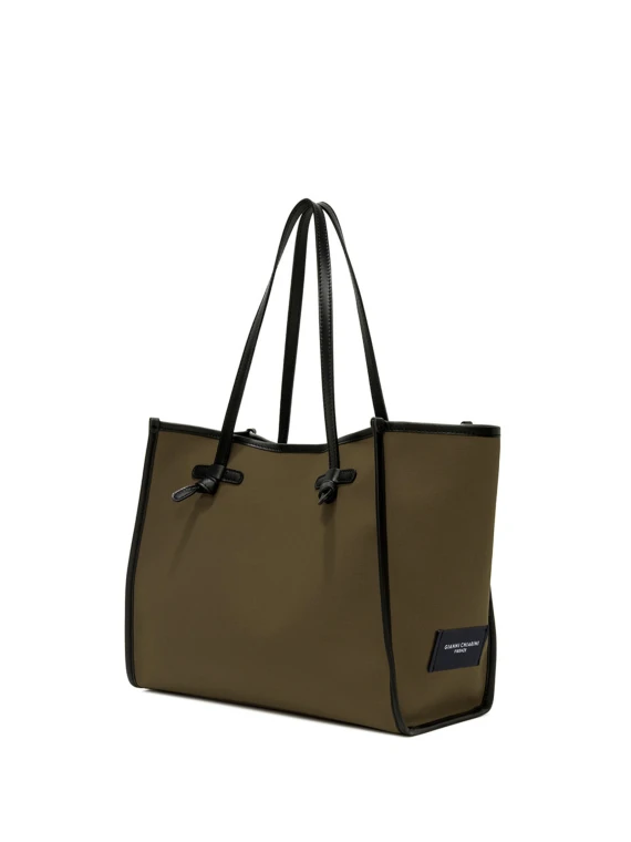 Borsa Marcella in canvas bicolore